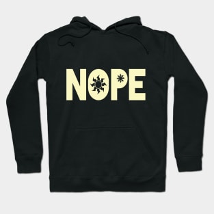 White Nope Hoodie